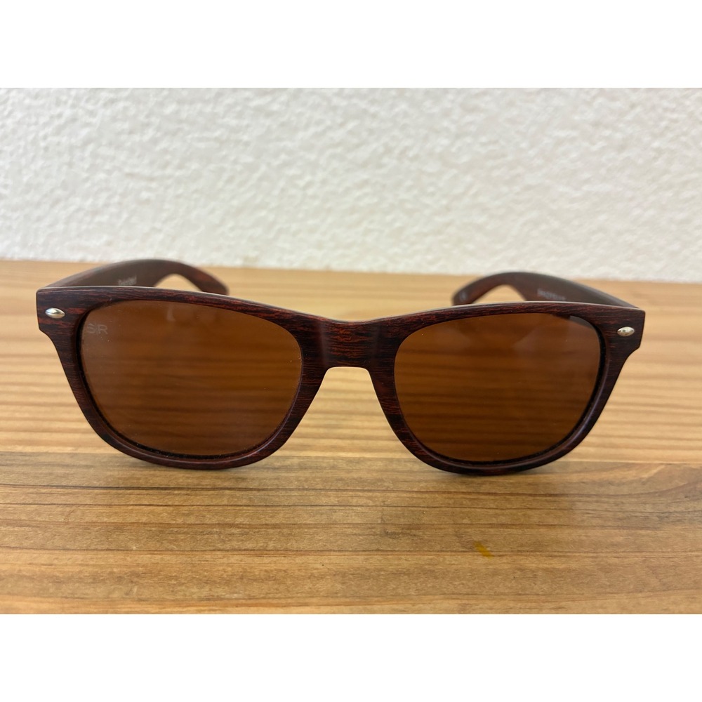 Shady Rays Classic Timber Amber Woods Md Brown Square Cl-15 Polarized Sunglasses